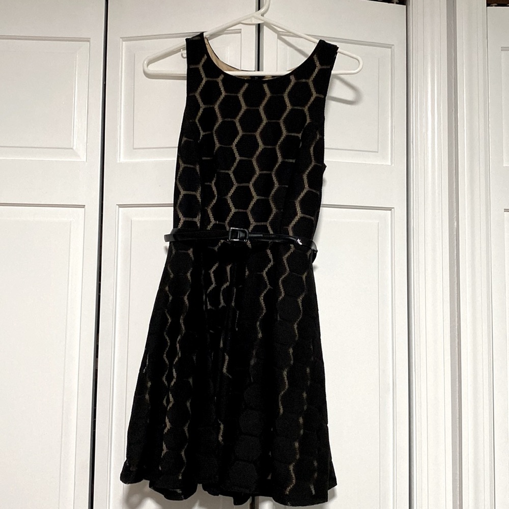 Black cocktail dress